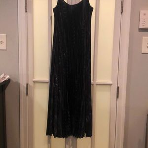 Brand new, never been worn All Saints pleated slip dress with feather design